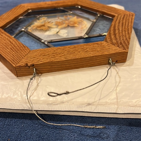 Tiffany Style Wood Framed Stained Glass - Picture 5 of 8